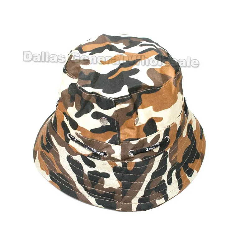 Adults Camouflage Fishing Hats Wholesale