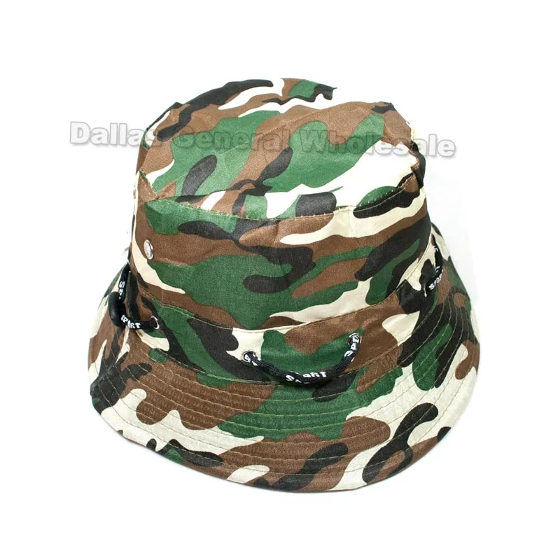 Adults Camouflage Fishing Hats Wholesale