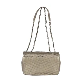 CHANEL Chanel Embelished 'Chain Sequins' Chevron Flap Bag