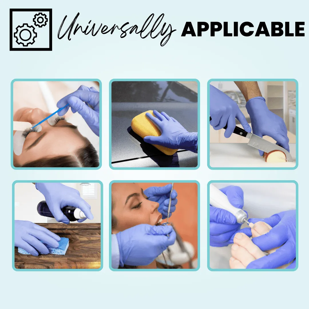 Eco Gloves Biodegradable Nitrile Gloves (4.0 Mil) - BLACK (100 gloves/box)