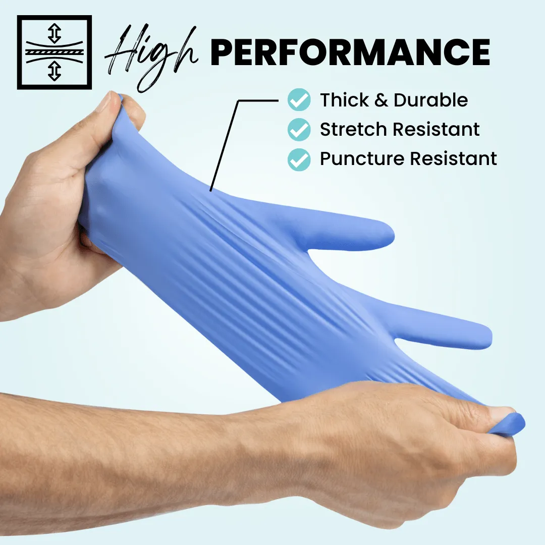 Eco Gloves Biodegradable Nitrile Gloves (4.0 Mil) - BLACK (100 gloves/box)