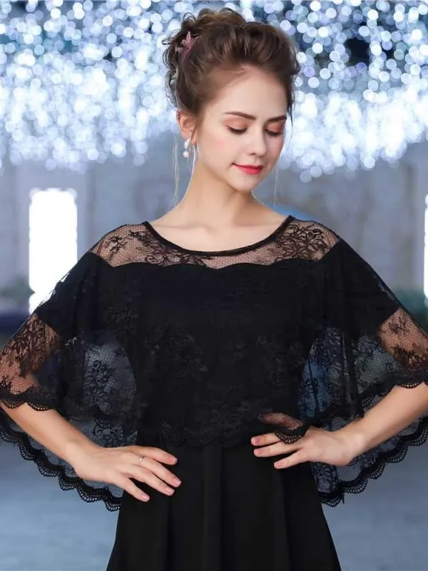 Elegant Lace Sheer Summer Wedding Wraps | Bridelily