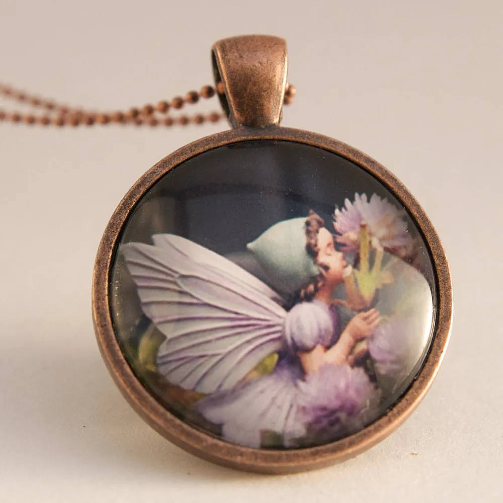 Fairy Necklace Children Flower Fairy Jewelry Pendant Adults