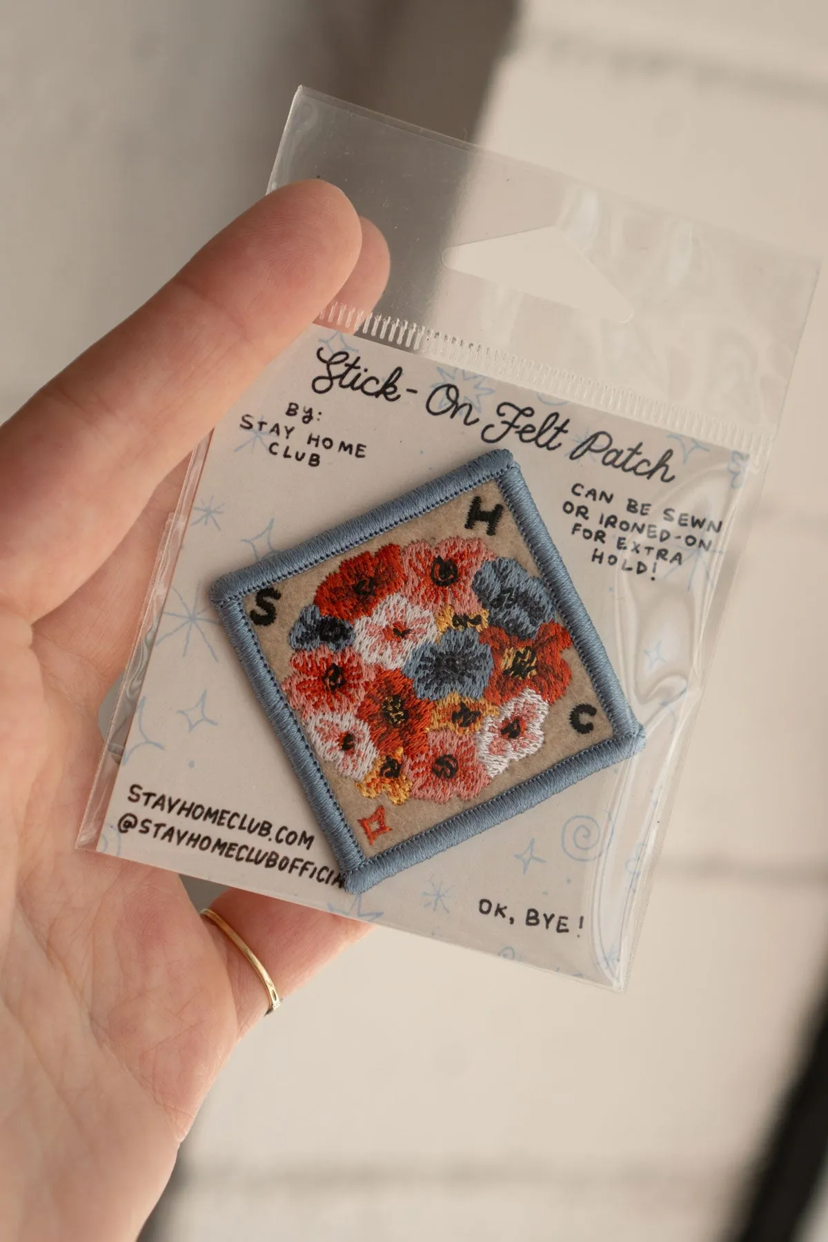 Flower Ball - Felt Sticky Patch