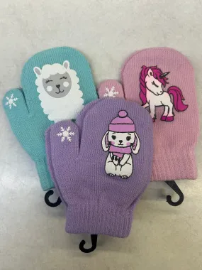 Girl Kid Mittens