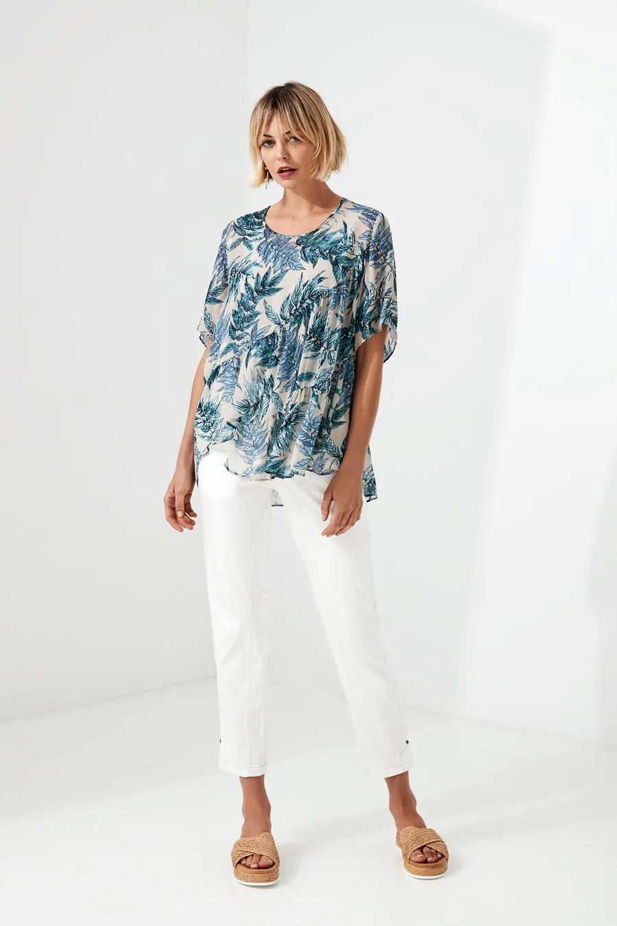 Glade Sheer Top - Almond