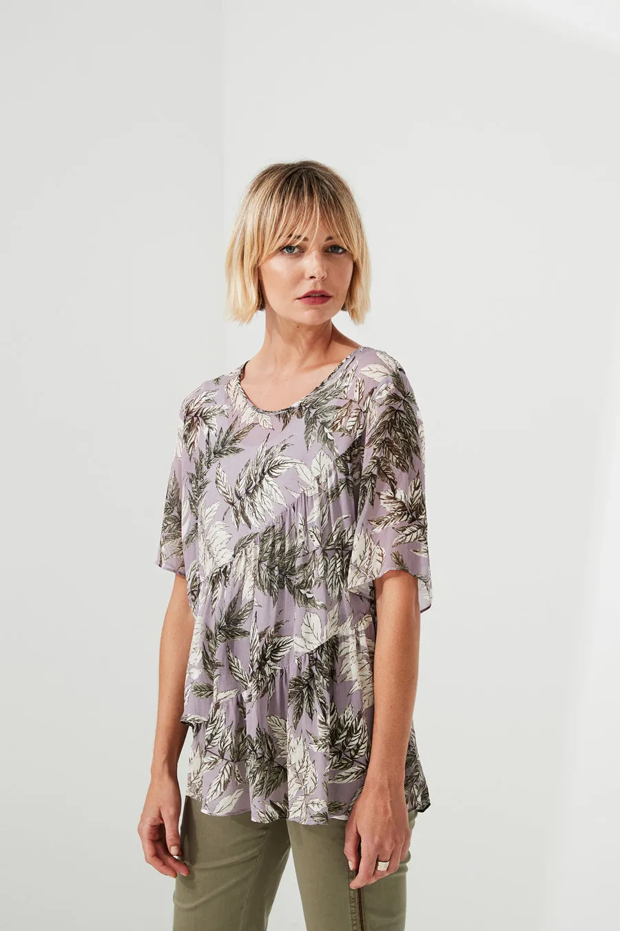 Glade Sheer Top - Lavender