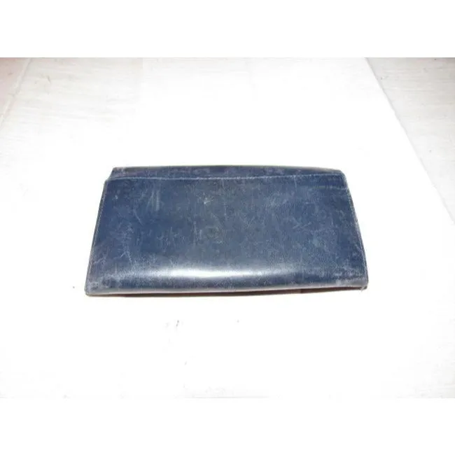 Gucci Navy Blue Leather Vintage Wallet