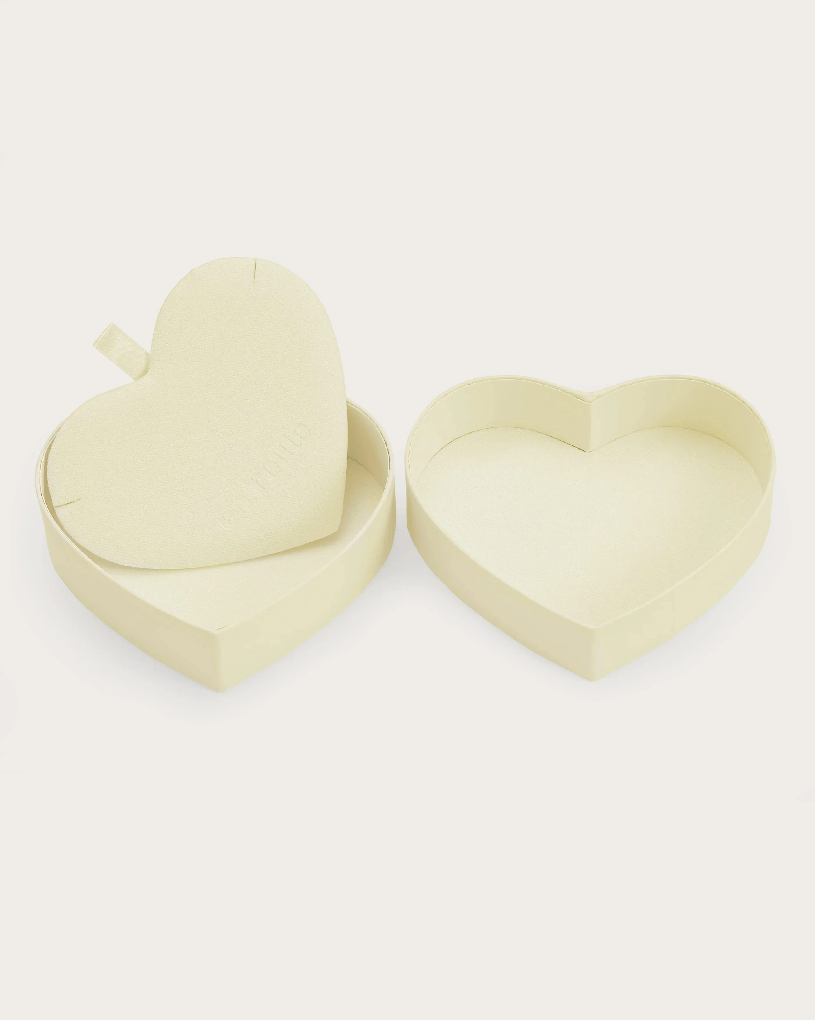 Heart Shaped Gift Box in Ivory