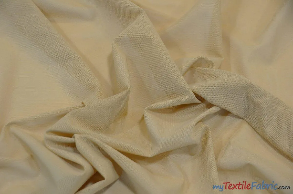 High Grade Dura Power Mesh Fabric | 4 Way Stretch | 60" Wide | Nylon Spandex with High Compression |
