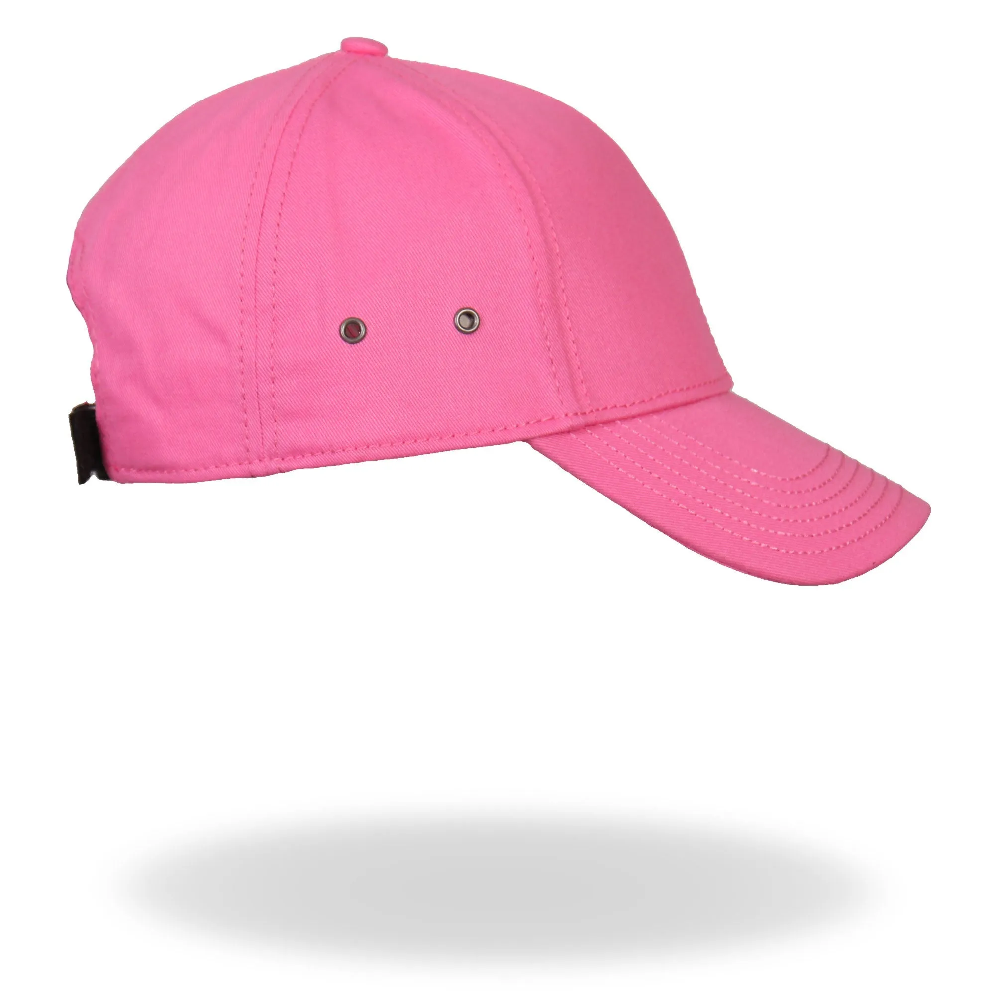Hot Leathers Ladies Let's Ride Heart Pink Ball Cap