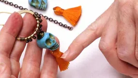 How to Make the Wire Wrapped Skull Earrings