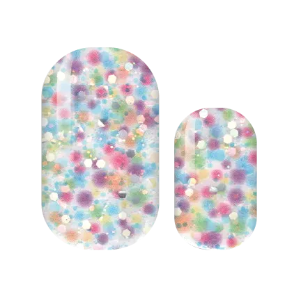 Iridescent Confetti Nail Wraps