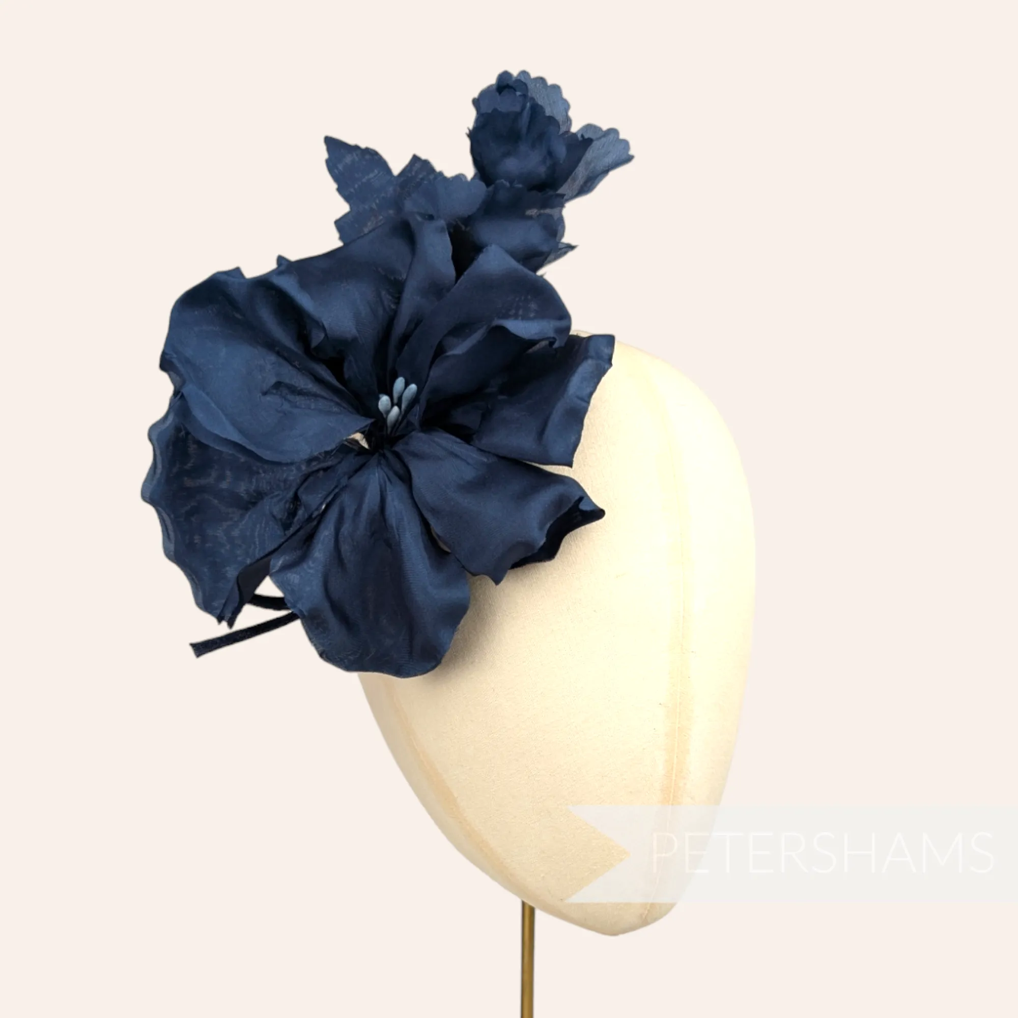 'Katie May' Silk Millinery Flower Hat Mount