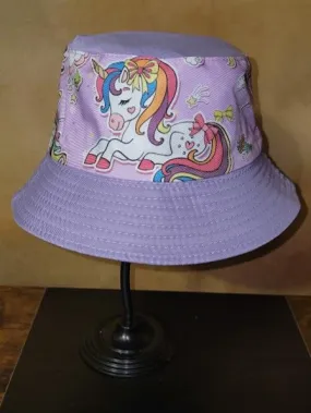 Kids Size 48-54cm Unicorn Bucket hat