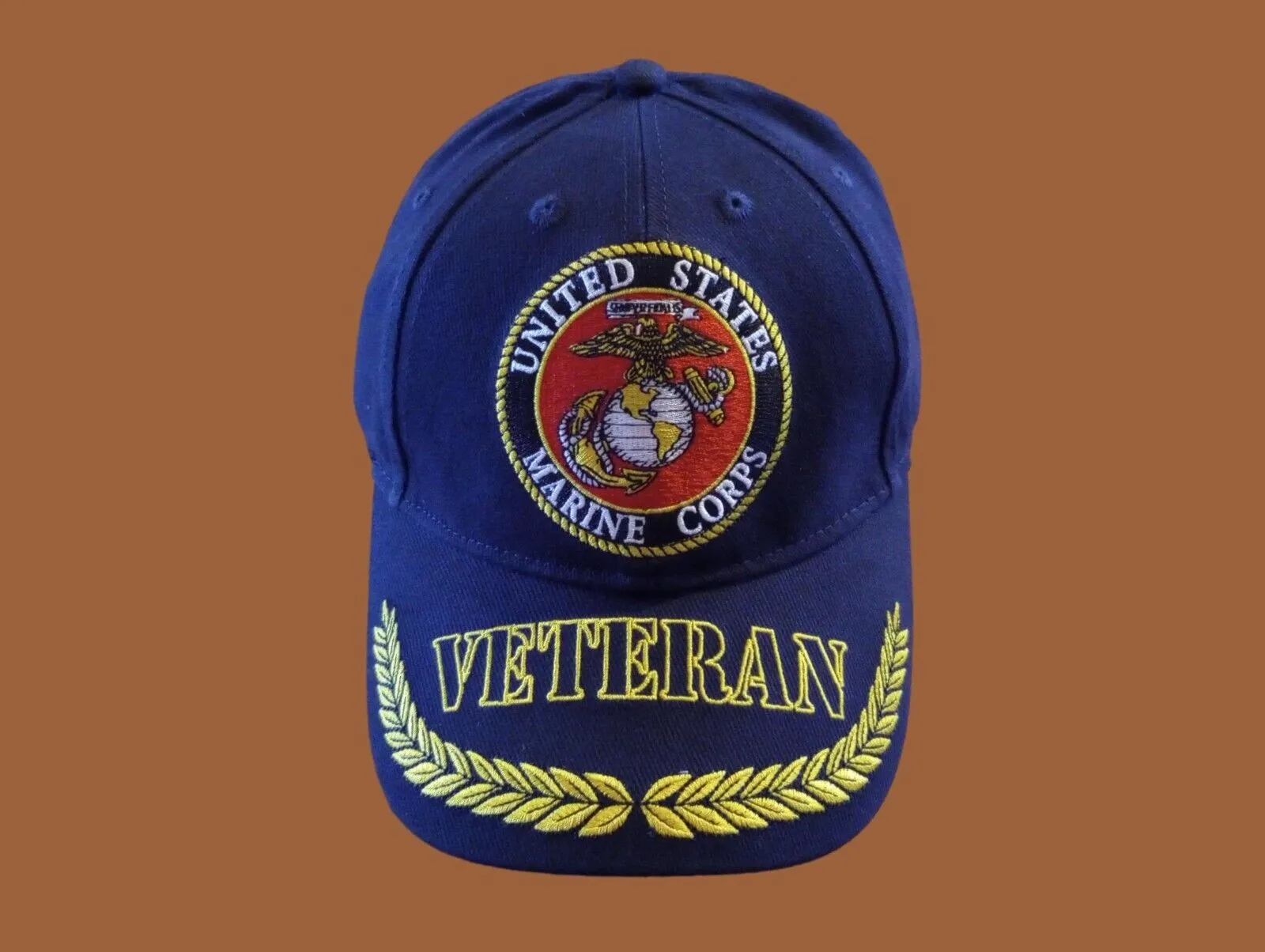 MARINE CORPS VETERAN  EMBROIDERED HAT CAP OFFICIAL LICENSED USMC HATS