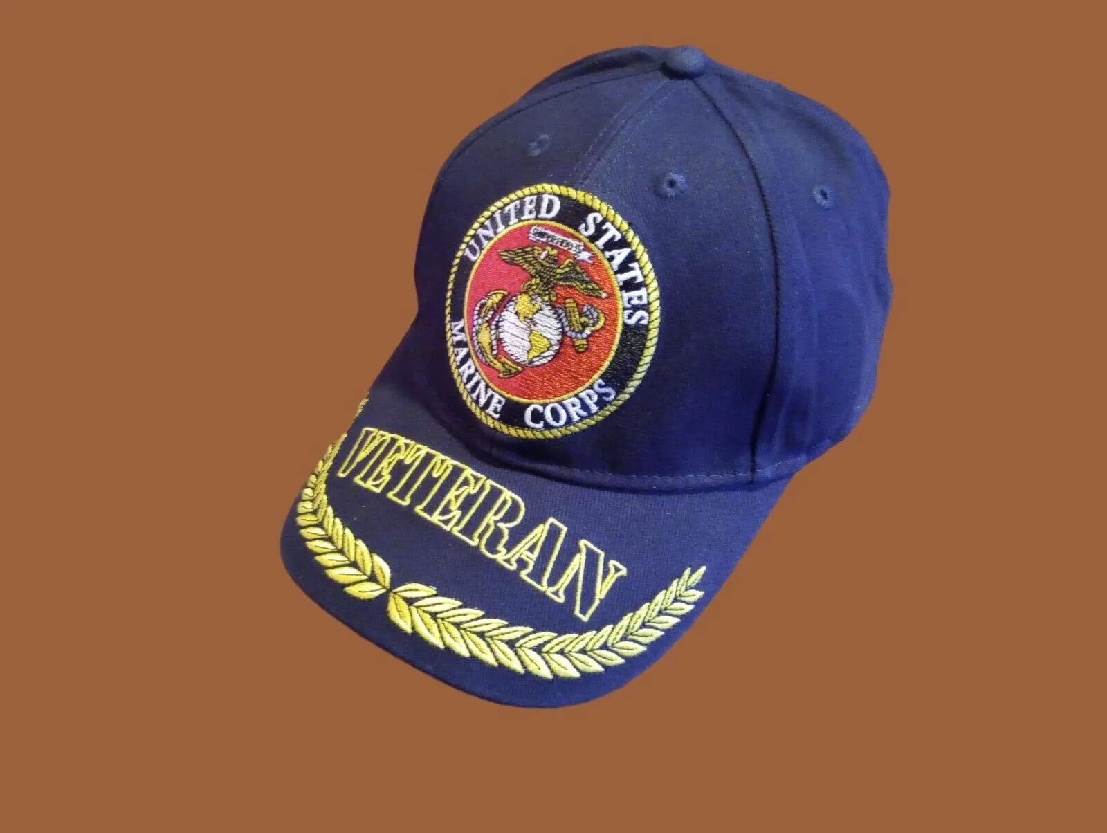 MARINE CORPS VETERAN  EMBROIDERED HAT CAP OFFICIAL LICENSED USMC HATS