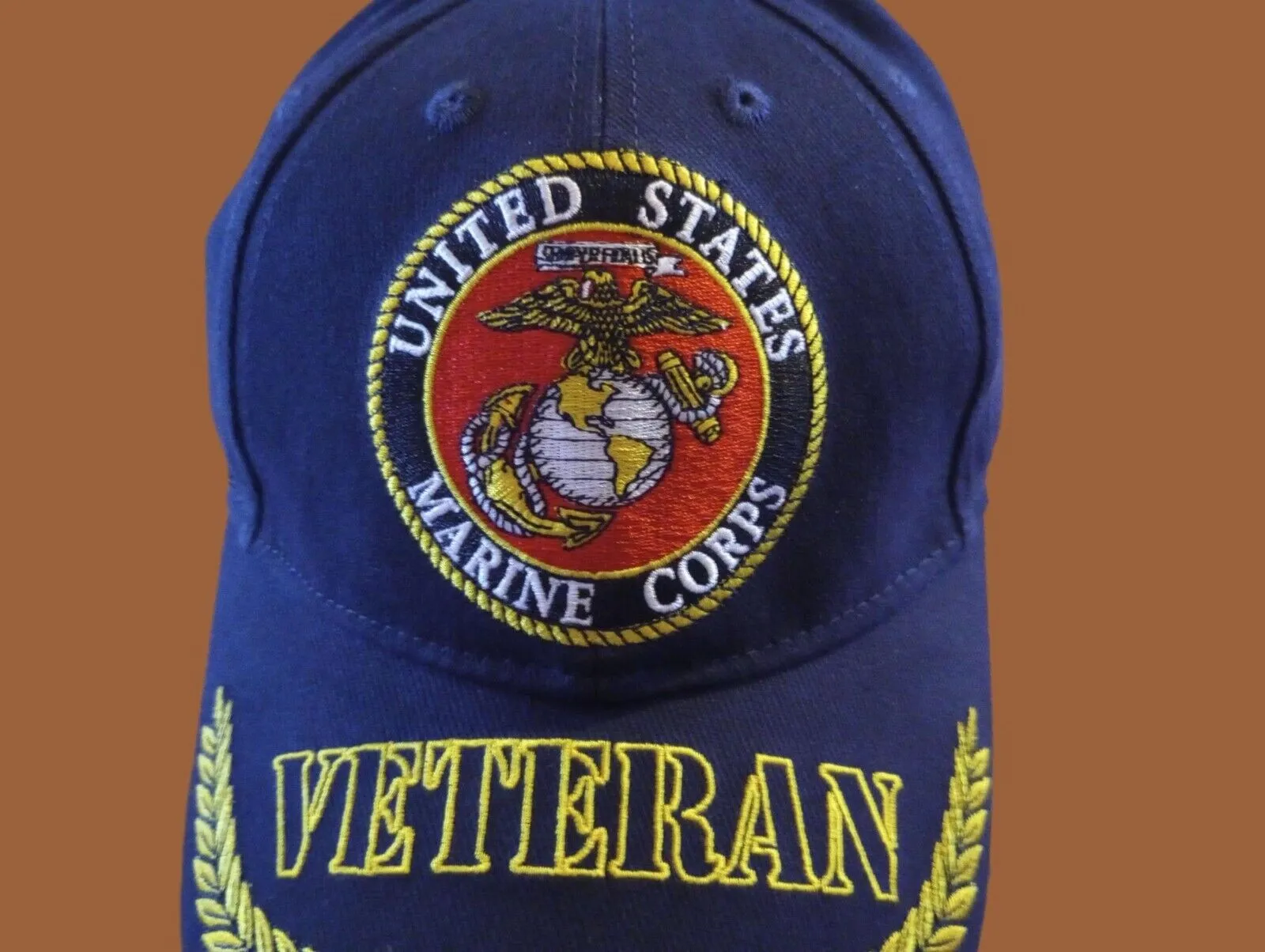 MARINE CORPS VETERAN  EMBROIDERED HAT CAP OFFICIAL LICENSED USMC HATS