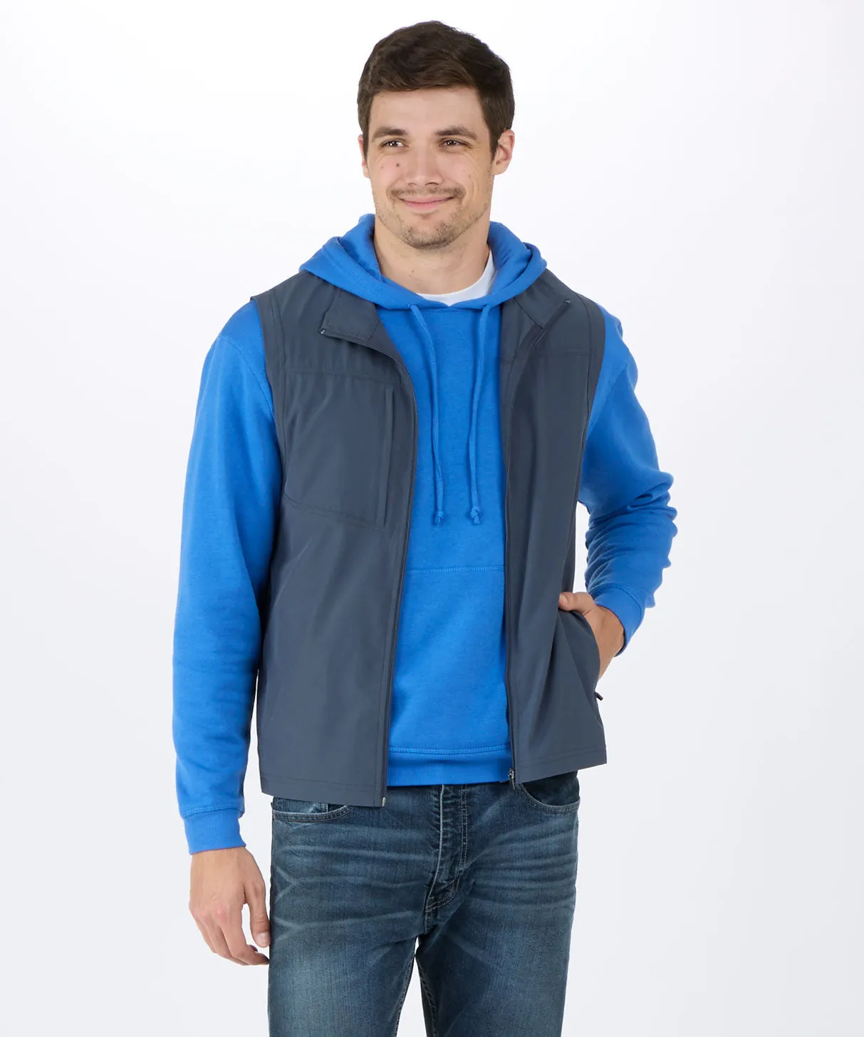 Men's Stretch Woven Vest
