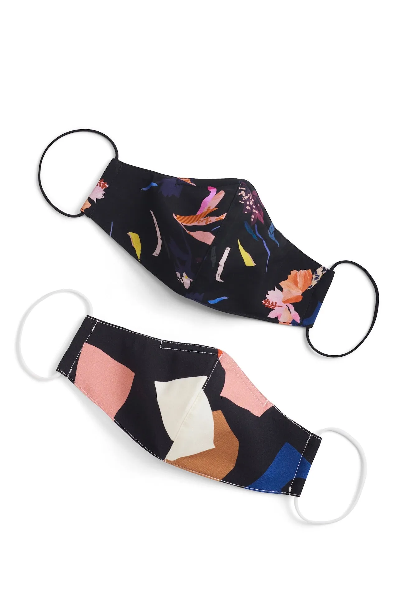Pair of Fall Fitted MASKS with nose wire - NEW FALL PRINTS