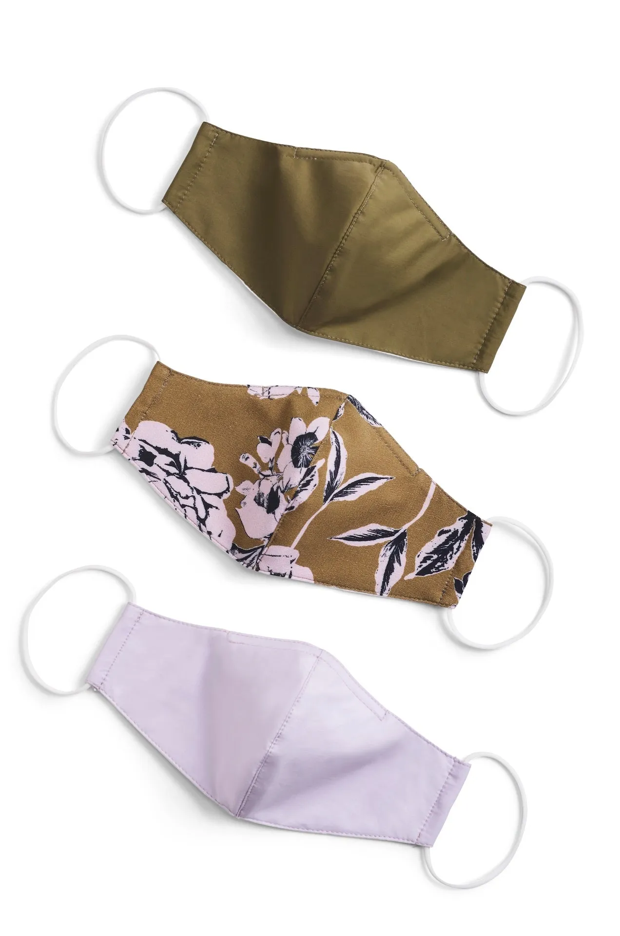 Pair of Fall Fitted MASKS with nose wire - NEW FALL PRINTS