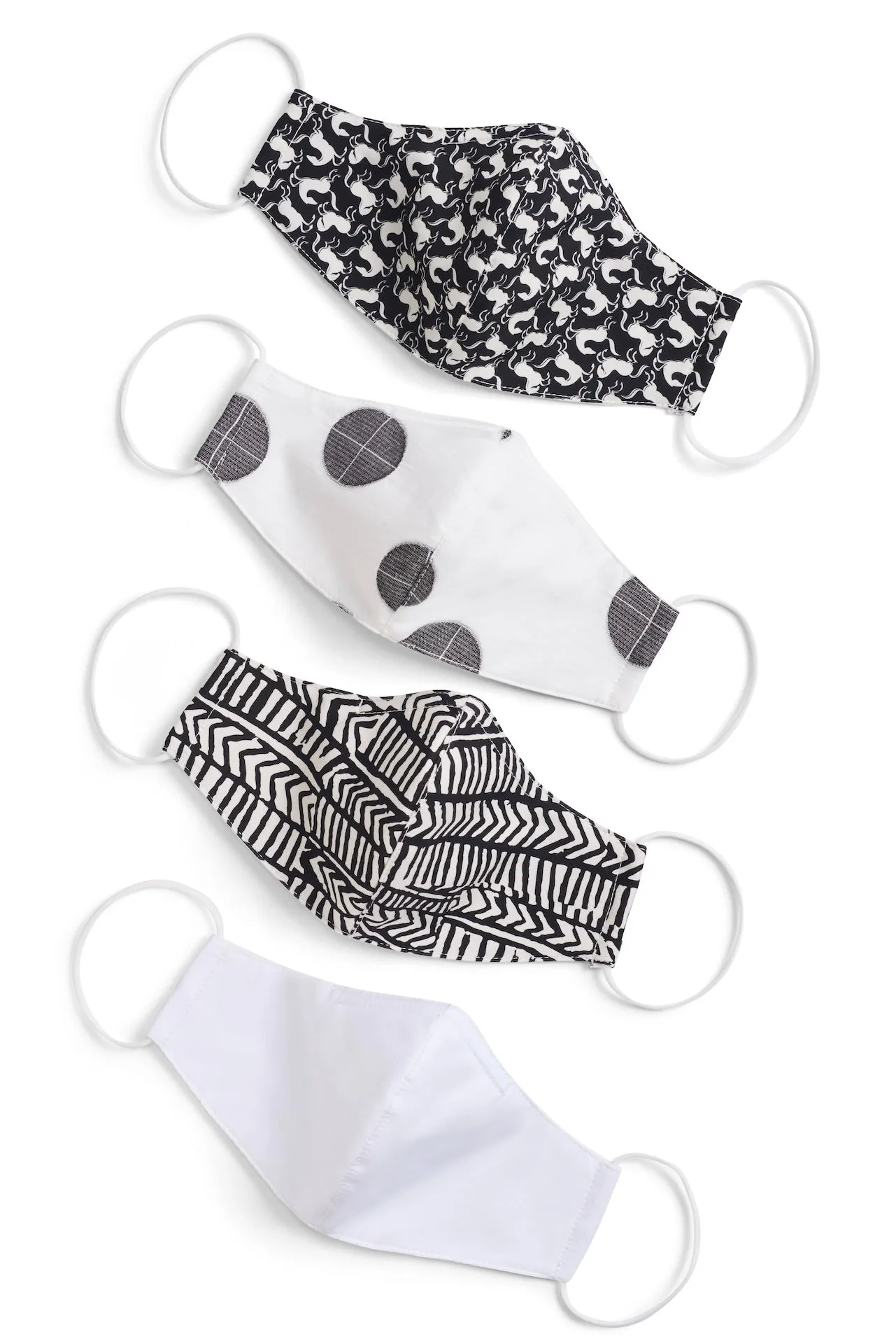 Pair of Fall Fitted MASKS with nose wire - NEW FALL PRINTS