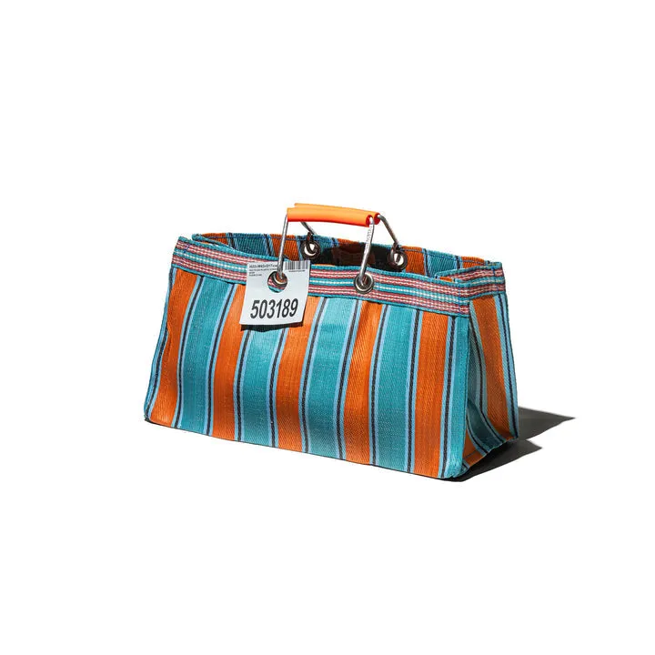 RECYCLED PLASTIC STRIPE BAG - Wide
