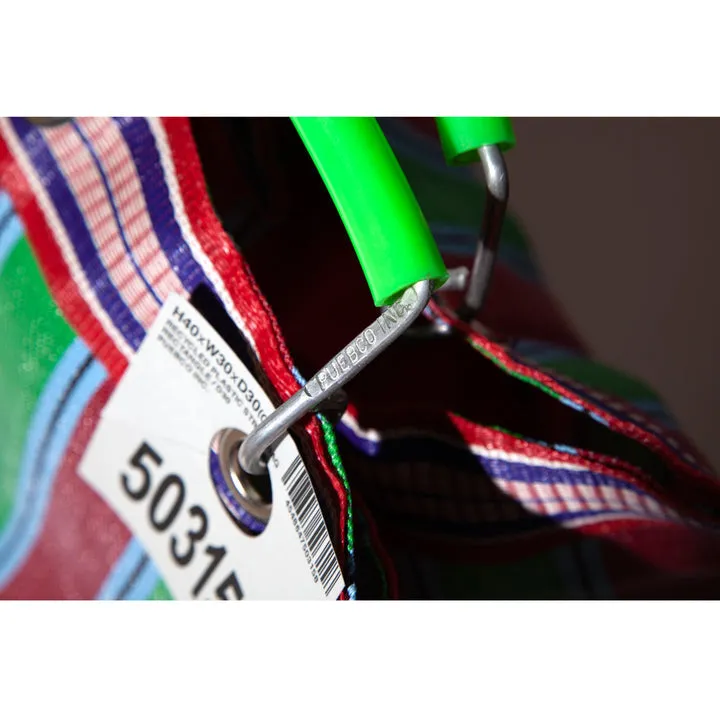 RECYCLED PLASTIC STRIPE BAG - Wide