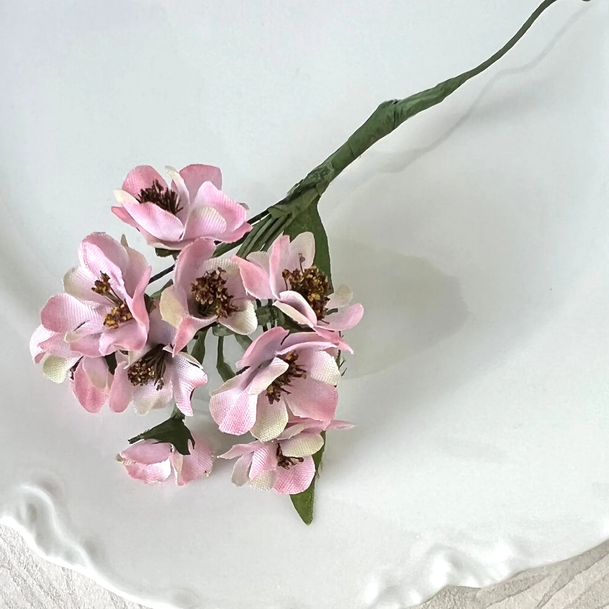 Small Pink Flower Millinery Bunch