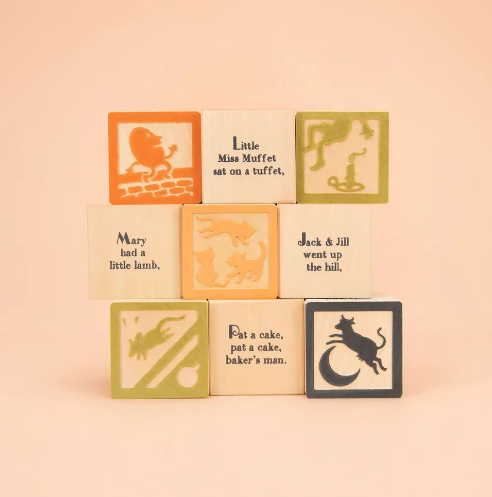 Uncle Goose® Nursery Rhyme 9 Block Set