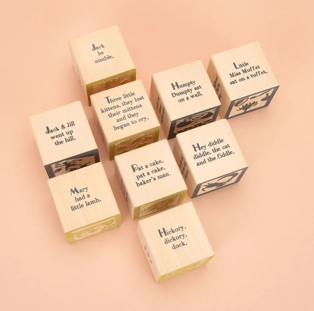 Uncle Goose® Nursery Rhyme 9 Block Set
