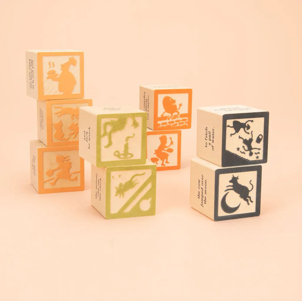 Uncle Goose® Nursery Rhyme 9 Block Set