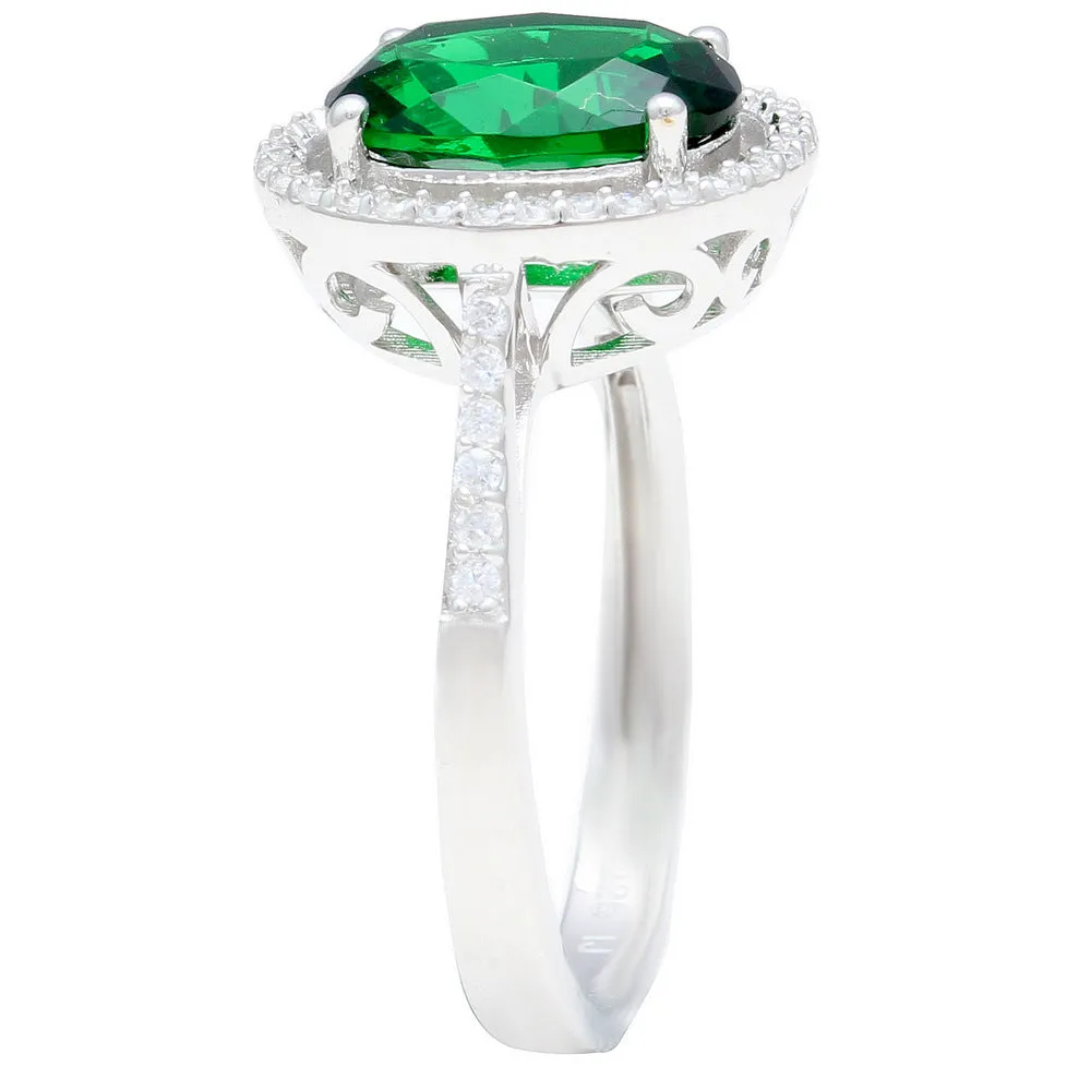 Vogue Emerald Cluster Ring - IJ15CSSR1011