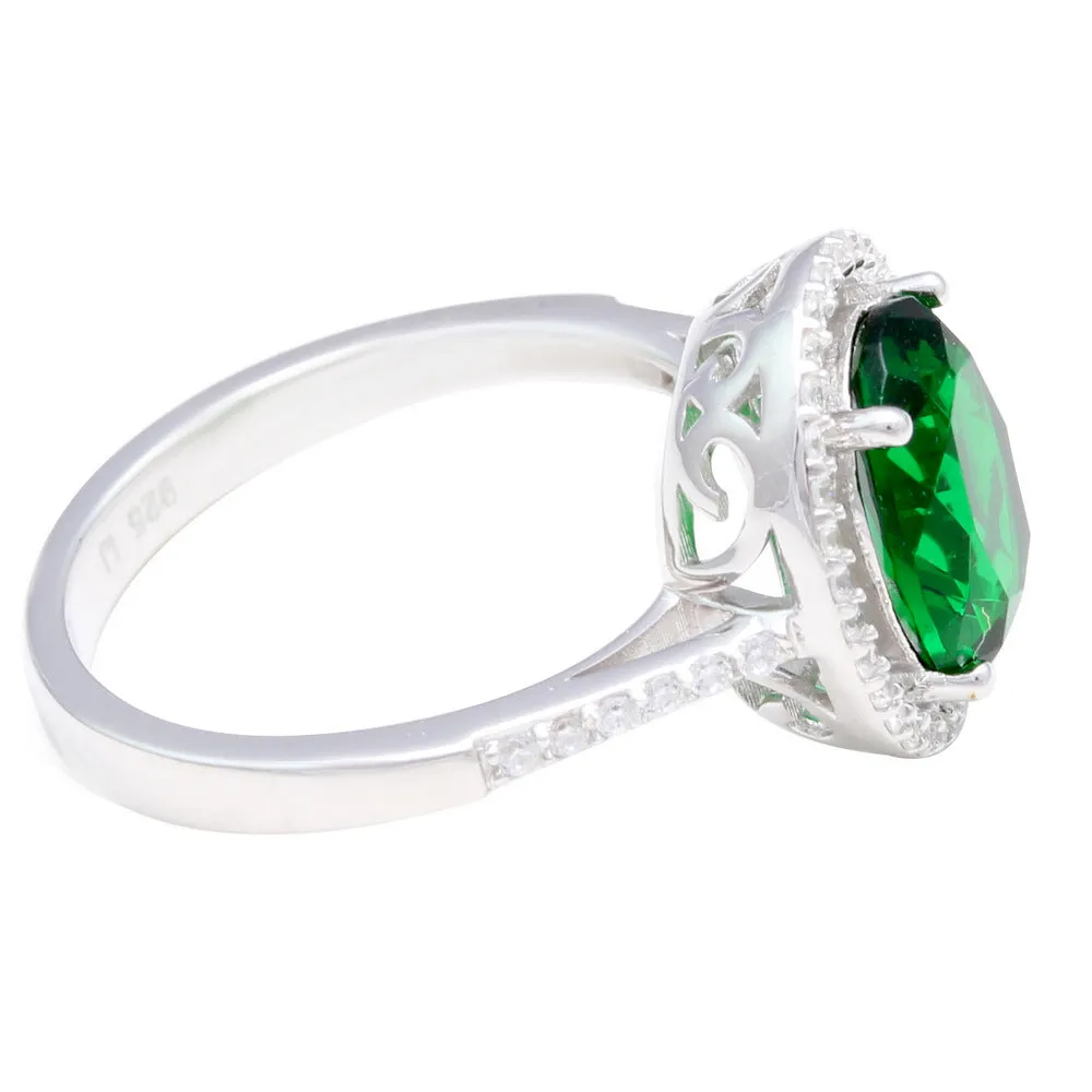 Vogue Emerald Cluster Ring - IJ15CSSR1011