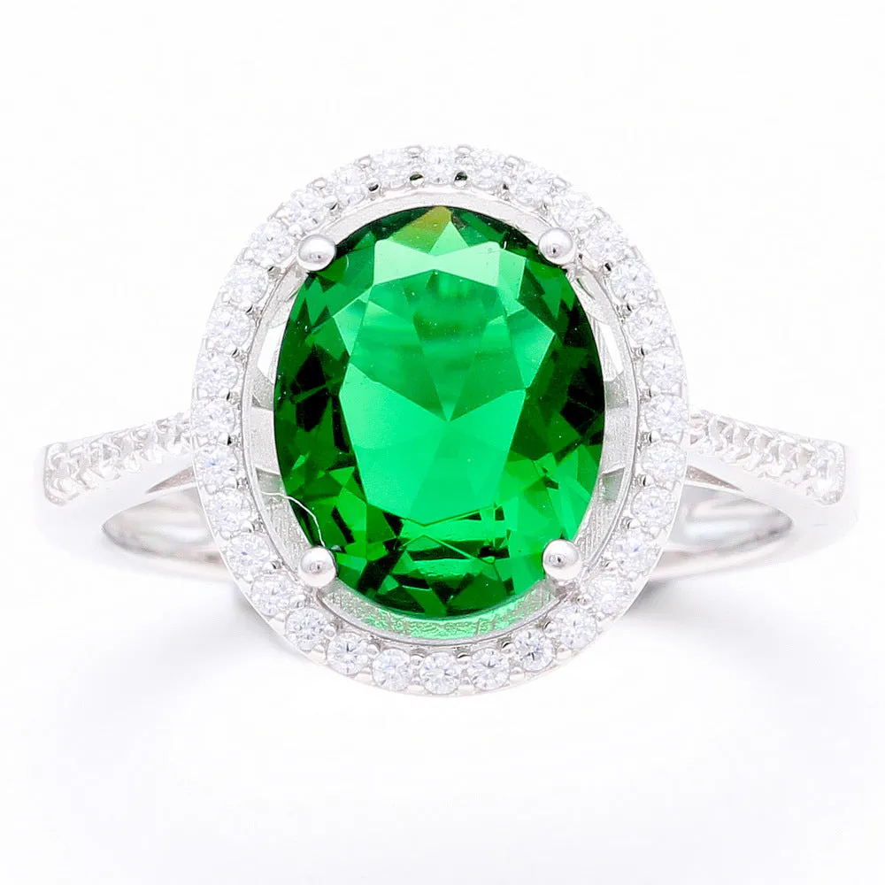 Vogue Emerald Cluster Ring - IJ15CSSR1011