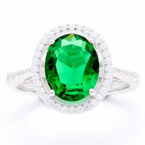 Vogue Emerald Cluster Ring - IJ15CSSR1011